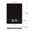 Mainstays Slim Digital Kitchen Scale, Food Scale with Tempered Glass Platform, Black