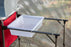 Ozark Trail Camping Table, Silver and Red, 31" x 13" x 8.25"