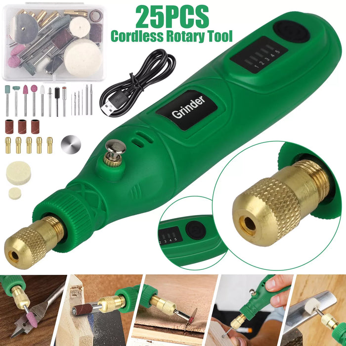 Mini Grinder Rotary Tool Polishing Drill Kit Variable Speed