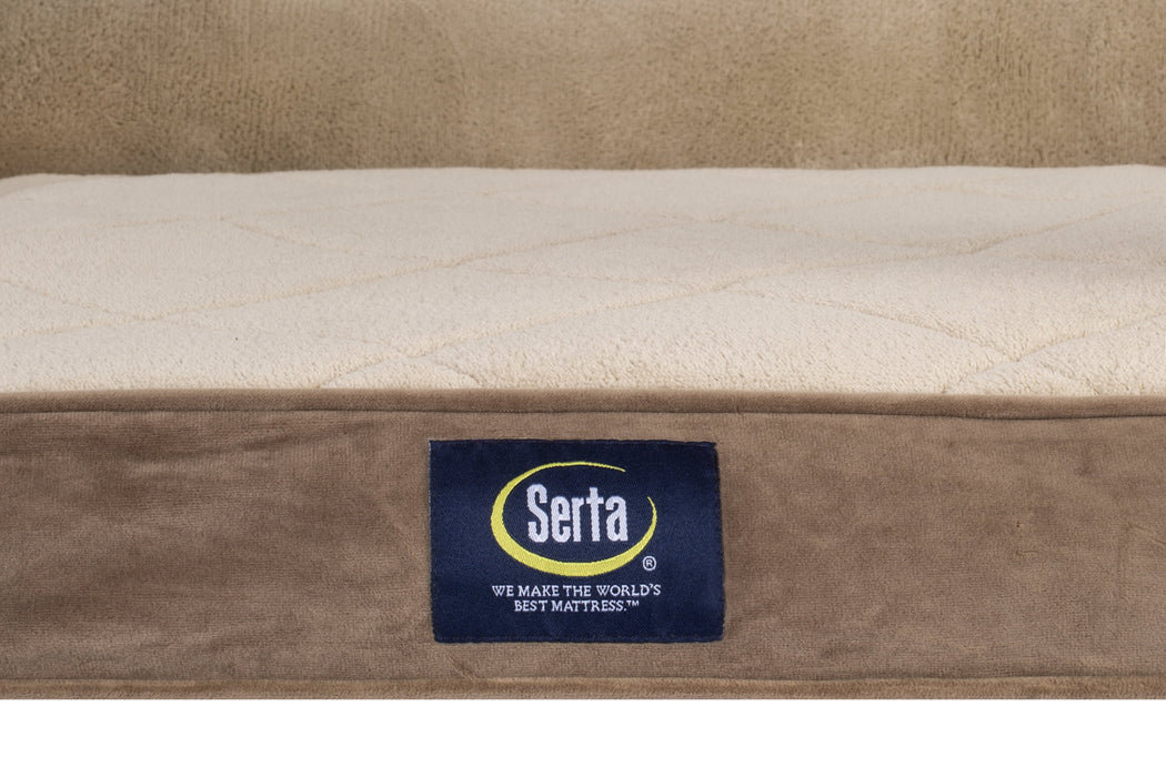 Serta, Large, Quilted Gel Memory Foam Couch Pet Bed