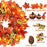 Prelit Fall Wreath 20 Lights with Timer Front Door Decoration