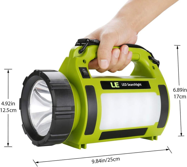 LE Rechargeable LED Camping Lantern, 1000LM, 5 Light Modes, Power Bank, IPX4 Waterproof