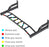 SELEWARE 48'' Heavy Duty Pull Up Bar Wall Mount Multi-function Chin up Bar with Home Gym Cable P...