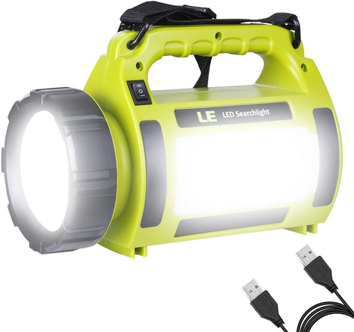 LE Rechargeable LED Camping Lantern, 1000LM, 5 Light Modes, Power Bank, IPX4 Waterproof