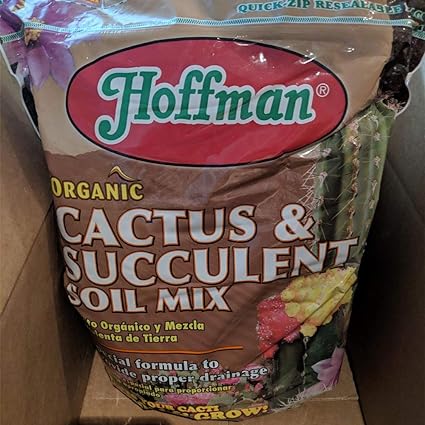 10 Quart Hoffman 10404 Organic Cactus and Succulent Soil Mixed Potting Soil