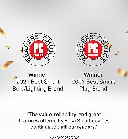 Kasa Outdoor Smart Plug, Smart Home Wi-Fi Outlet with 2 Sockets, IP64 Weather Resistance, Compatible with Alexa, Google Home & IFTTT, No Hub Required, ETL Certified(EP40), Black