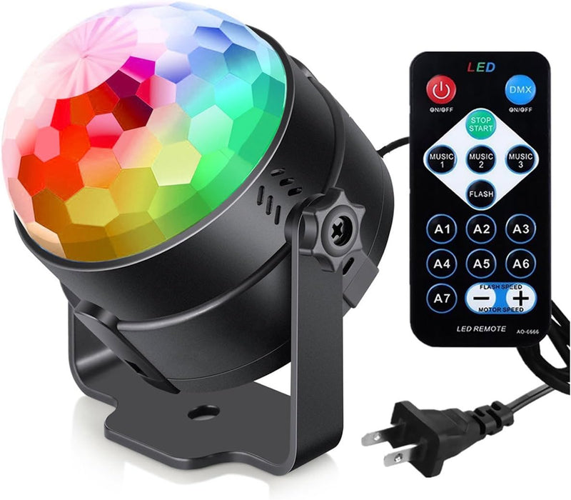 Sound Activated Party Lights with Remote Control