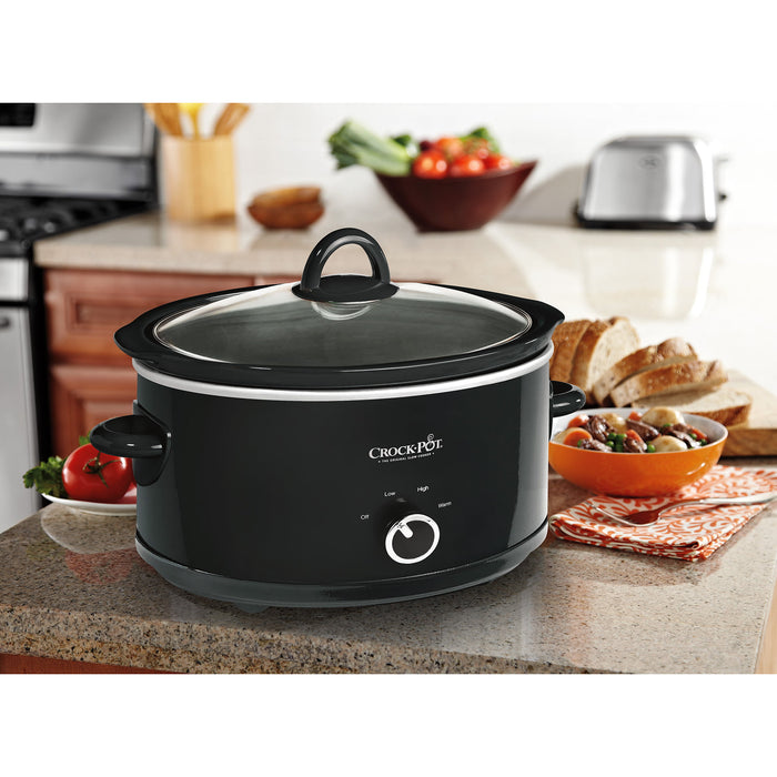 Crock-Pot® 7-Quart Manual Slow Cooker, Black