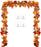 DearHouse 2 Pack Fall Garland Maple Leaf, 5.9Ft/Piece Hanging Vine Garland Artificial