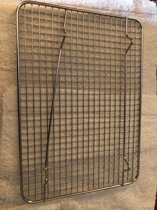 Wire Cooling Rack for Oven Cooking and Baking  is Quarter Sheet Pan Size