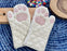 Cricket & Junebug Oven Mitts Cat Paws - White and Pink