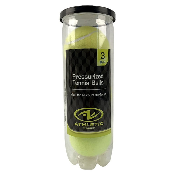 Athletic Works Pressurized Tennis Balls (1 can, 3 balls) Fast Free Shipping