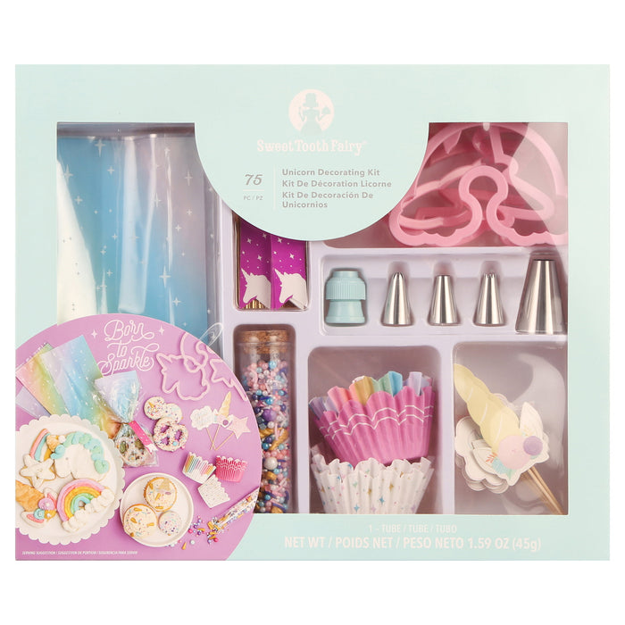 AC Sweet Tooth Fairy Decorating Kit, Unicorn, 76pc