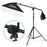 Video Photo Studio Photography Lighting Kit 3 X Backdrops 5 X Umbrella Stand Set