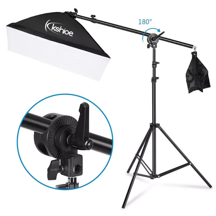 Video Photo Studio Photography Lighting Kit 3 X Backdrops 5 X Umbrella Stand Set