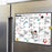 Fridge Calendar Magnetic Dry Erase Calendar Whiteboard Calendar for Refrigerator Planners 16.9 I...