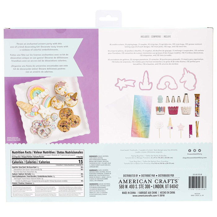 AC Sweet Tooth Fairy Decorating Kit, Unicorn, 76pc