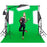 Video Photo Studio Photography Lighting Kit 3 X Backdrops 5 X Umbrella Stand Set