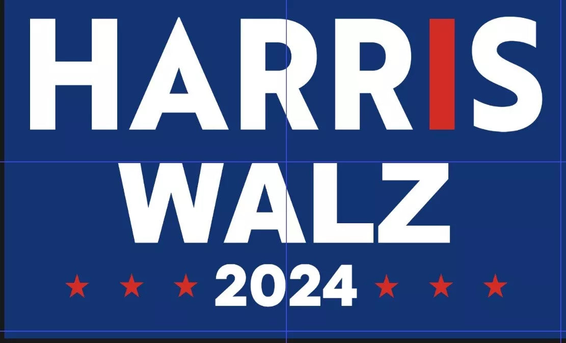 🇺🇸 HARRIS WALZ 2024 Flag.  3’X5’.  Free Shipping