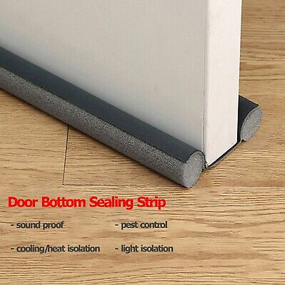 Under Door Bottom Seal Strip Stopper Blocker Door Draft Guard Soundproof Strip