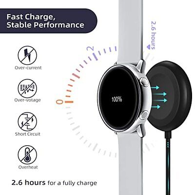 Wireless Magnetic Charger Dock For Samsung Galaxy Watch 4/3/R500/R820/Active 2/1