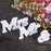 Mr and Mrs Wedding Wooden Sign Wood Letters Decor Decoration Table Top Standing