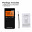 Portable Pocket Mini NOAA AM FM Emergency Radio w/Alarm Clock LCD Screen Antenna