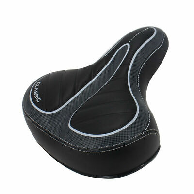 Comfort Wide Big Bum Soft Gel Cruiser Bike Saddle Bicycle Seat Air Cushion Pad