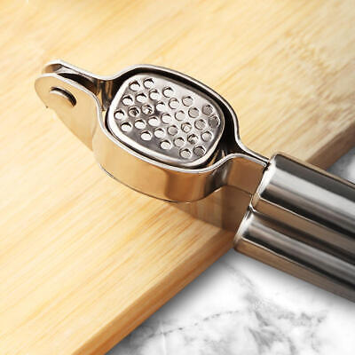 Stainless Steel Ginger Garlic Squeezer Press Crusher Mincer Chopper Kitchen Tool