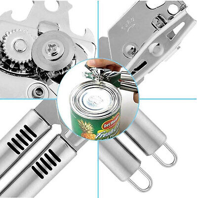 CAN OPENER Bottle Stainless Steel Heavy Duty Blades Strong Professional Chef NEW