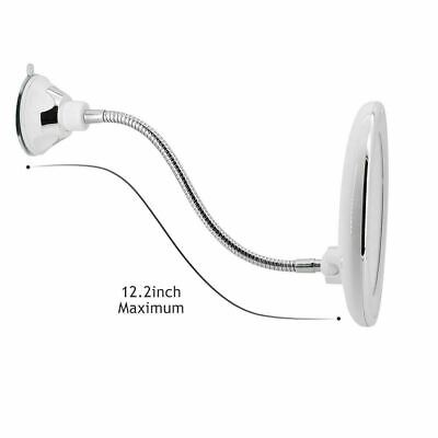 10X Gooseneck Magnifying Makeup Mirror Bathroom Mirror + LED Light