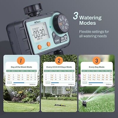 Lawn Sprinkler Control Irrigation Watering Timer Controller Garden Auto Shut Off