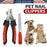 Pet Nail Clippers Cutter File For Dogs Cats Birds  Animal Claws Scissor Cut set