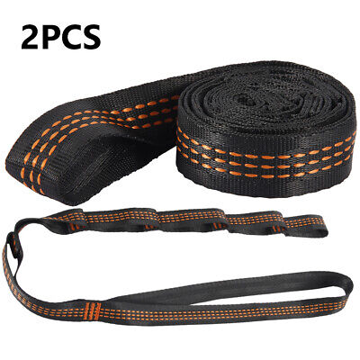 2 Pieces Tree Swing Hanging Extension Hammock Adjustable Straps Suspension Belt