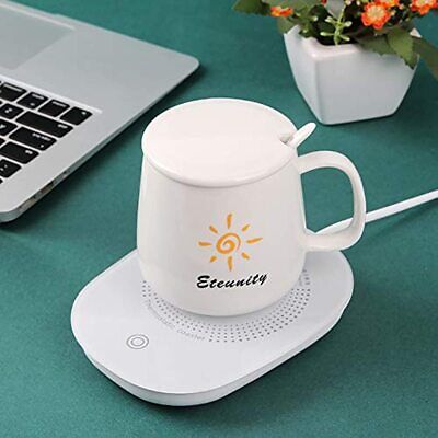 Electric Coffee Cup Warmer Mug Tea Milk Heater Pad Mat Office Home Auto Shut Off