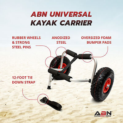 Universal Kayak Carrier for Kayaks Canoes Paddleboards and Jon Boats