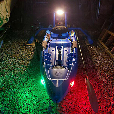 4 pieces Red Green Boat Navigation LED Lights Stern Lights Boats Starboard Light 12V