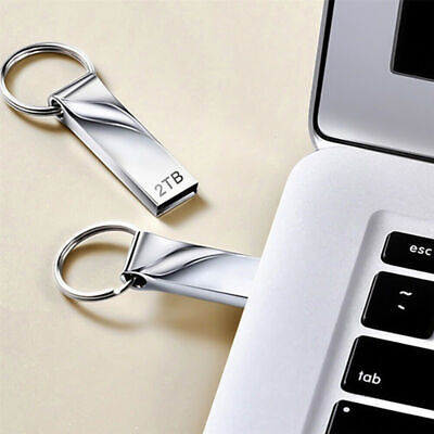 2TB USB 3.0 Flash Drive Memory Stick Pen U Disk Metal Key Thumb for PC Laptop US