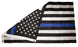 Thin Blue Line American Flag Police With Embroidered Stars and Sewn Stripes 3x5