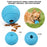 4 Pack Durable Dog Ball Toys for Small to Medium Dogs Treat Dispenser