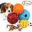 4 Pack Durable Dog Ball Toys for Small to Medium Dogs Treat Dispenser