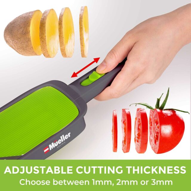 Mueller Vegetable Slicer Mandoline Handheld Utensil