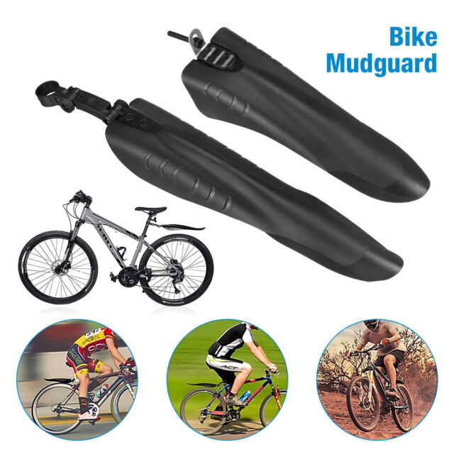 Adjustable Mountain Bicycle Bike Cycling Front & Rear Mud Guards Mudguard Fender