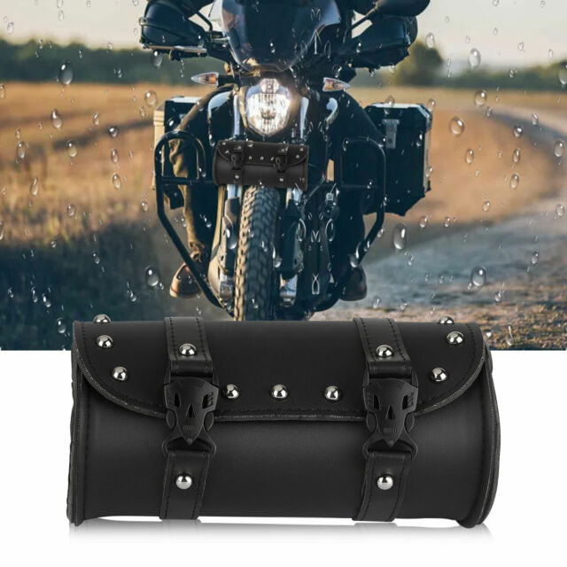 Motorcycle Front Fork Tool Bag SaddleBag Storage Pouch Luggage Handlebar