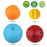 4 Pack Durable Dog Ball Toys for Small to Medium Dogs Treat Dispenser