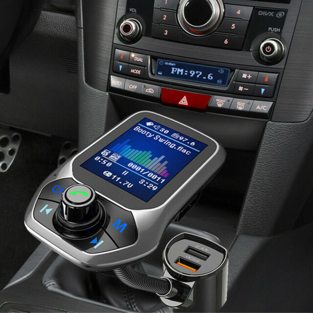 Bluetooth Car FM Transmitter MP3 Player Hands free Radio Adapter Kit USB Charger