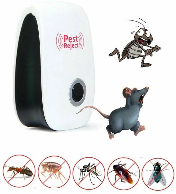 Pest Reject Pro Ultrasonic Repeller Home Bed Bug Mites Spider Defender Roaches