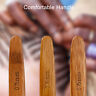 5Pcs DIY Crochet Needle Hook Bamboo Handle Dread Knit Hair Making Braiding Tool