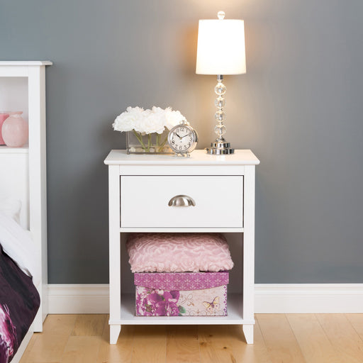 Prepac Yaletown 1-Drawer Tall Nightstand, Multiple Finishes