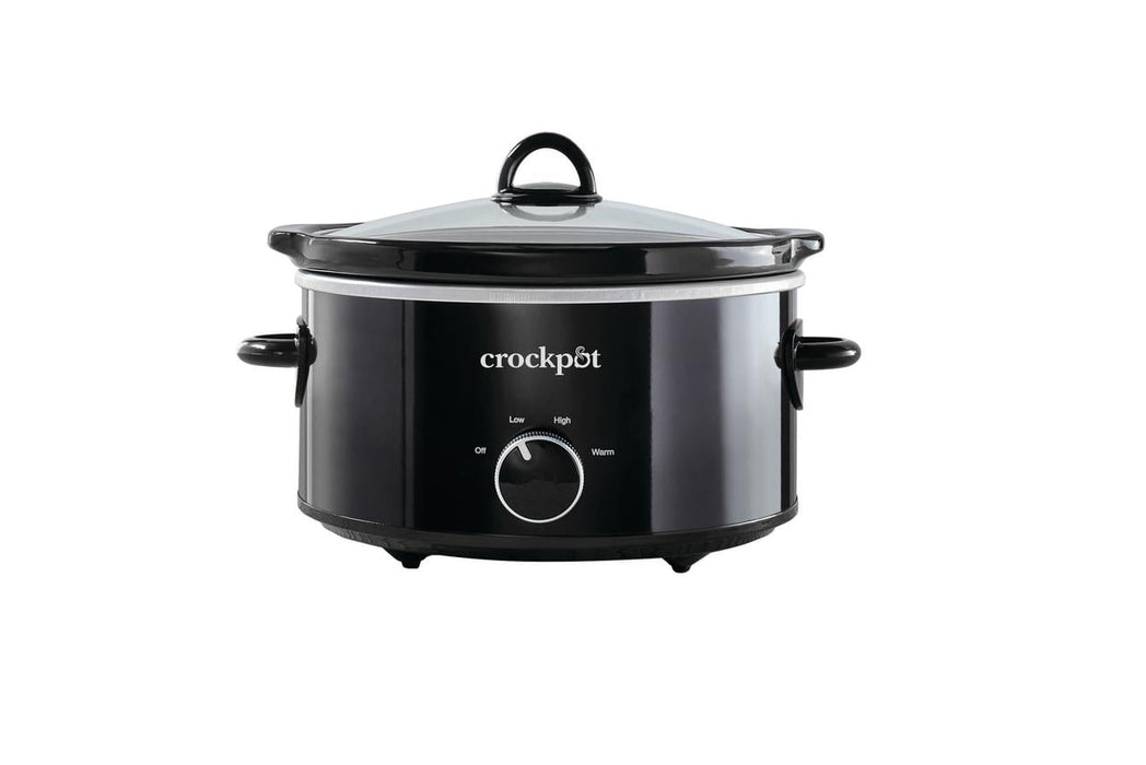 Crock-Pot 4 Quart Manual Slow Cooker, Black